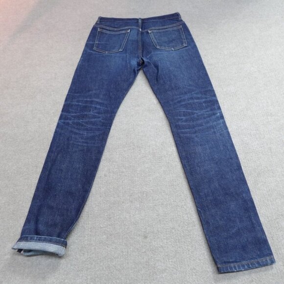APC Jeans 30 Blue Straight Button Fly Petit New Standard Selvedge - Picture 13 of 15